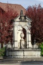 Leopoldine fountain built in 19th century in the town of Admont, state of Styria, Austria.