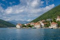 Lepetane old village in the Kotor bay Royalty Free Stock Photo