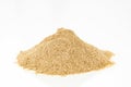 Lepidium meyenii - Heap of dried Peruvian maca powder Royalty Free Stock Photo