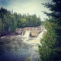 Lepreau Falls, New Brunswick Canada Royalty Free Stock Photo
