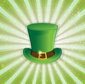 Leprechaun hat with gold buckle