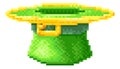 Leprechaun Hat St Patricks Day Pixel Art Icon