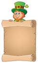 Leprechaun holding parchment image 3