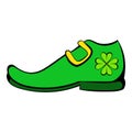 Leprechaun shoe icon, icon cartoon Royalty Free Stock Photo