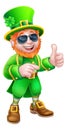 Leprechaun St Patricks Day Cartoon Mascot