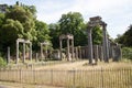The Leptis Magna Ruins at the Windsor Great Park in Surrey in the UK Royalty Free Stock Photo