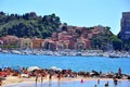 Lerici beach in Italy Royalty Free Stock Photo