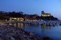 Night View Of Lerici, A Popular Seaside Destination On The Italian Riviera