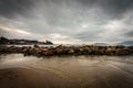 Lerici town in winter - Tourist Resort in the Gulf of La Spezia Liguria Italy Royalty Free Stock Photo