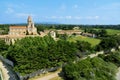 Lerins Abbey in Saint-Honorat island, France Royalty Free Stock Photo
