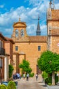 Lerma, Spain, June 4, 2022: Monasterio de la Ascension de Nuestr