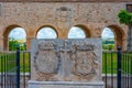 Lerma, Spain, June 4, 2022: Monument to Cura Merino in Spanish t