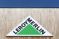 Leroy Merlin logo on a wall