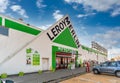 Leroy Merlin store entrance with logo sign