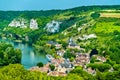 Les Andelys commune on the banks of the Seine in France Royalty Free Stock Photo