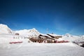 Epicerie cafe in ski resort
