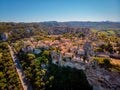 Les Baux de Provence village on the rock formation and its castle. France, Europe Royalty Free Stock Photo