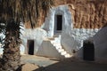 Les Berberes hotel in Matmata, Tunisia Royalty Free Stock Photo