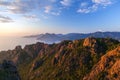 Les Calanche de Piana at sunset, Corsica, France