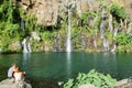 Les Cormorans waterfall on Reunion island, France