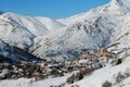 Les Deux Alpes ski resort, France Royalty Free Stock Photo