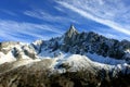Les Drus Chamonix-Mont-Blanc France Royalty Free Stock Photo