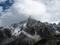 Les Drus in a storm.