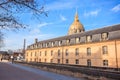 Les Invalides is a complex of museums and monuments in Paris, military history of France. Most notably, the tomb of Napoleon Royalty Free Stock Photo