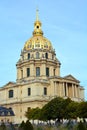 Les Invalides hospital and chapel dome.