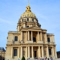 Les Invalides hospital and chapel dome.