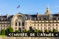 Les Invalides The National Residence of the Invalids. Paris, F Royalty Free Stock Photo