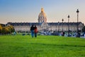 Les Invalides, Paris, France. Royalty Free Stock Photo