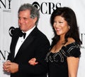 Les Moonves and Julie Chen Royalty Free Stock Photo