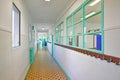 Les Mureaux, France - november 18 2016 : corridor in a primary school
