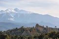 Les orgues d`ille sur tet, Languedoc-Roussillon, France. Royalty Free Stock Photo