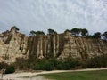 The organs of Ille on Tet, Pyrennes, France Royalty Free Stock Photo