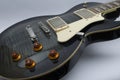 Les Paul style black guitar