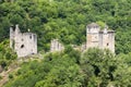 Les Tours de Merle, Medieval Fortress, Correze, France Royalty Free Stock Photo