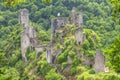 Les Tours de Merle, Medieval Fortress, Correze, France Royalty Free Stock Photo