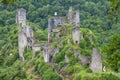 Les Tours de Merle, Medieval Fortress, Correze, France Royalty Free Stock Photo