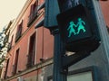 Lesbian friendly traffic light to go