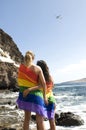 Lesbian and gay travel concept Royalty Free Stock Photo