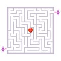 Lesbian Love Couple Labyrinth Problems Finding Partner Maze