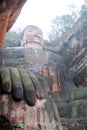 Leshan Giant Buddha in Mt.Emei Royalty Free Stock Photo