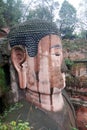 Leshan Giant Buddha in Mt.Emei of china Royalty Free Stock Photo