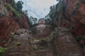 Leshan giant buddha Royalty Free Stock Photo