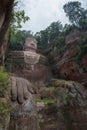 Leshan giant buddha Royalty Free Stock Photo