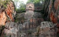 The Leshan Grand Buddha near Chengdu in China Royalty Free Stock Photo