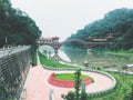 Leshan Haoshang bridge