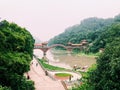 Leshan Haoshang bridge